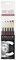 Willow Wolfe Callia Artist Mixed Media Blending Brush Set-Liner and Chisel Blenders